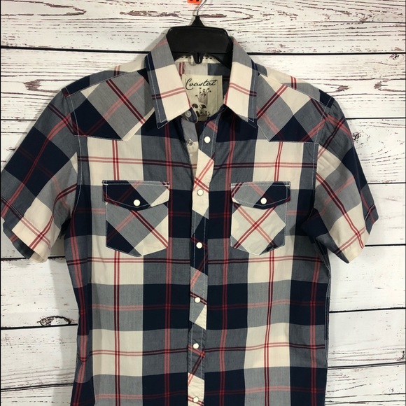 coastal Other - 🌻Coastal snap front short sleeve men’s shirt